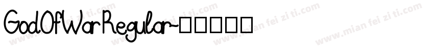 GodOfWar Regular字体转换